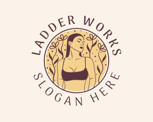 Flower Woman Lingerie logo design