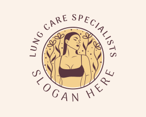 Flower Woman Lingerie logo design