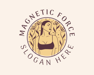 Flower Woman Lingerie logo design