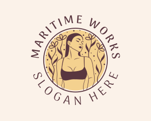 Flower Woman Lingerie logo design