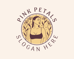 Flower Woman Lingerie logo design