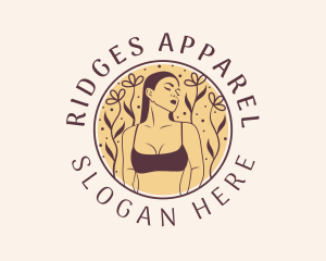 Flower Woman Lingerie logo design