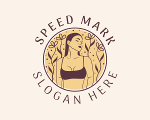 Flower Woman Lingerie logo design