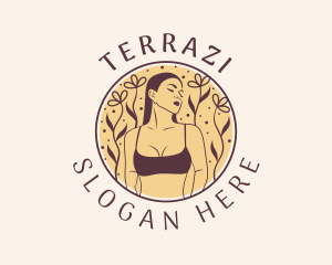 Flower Woman Lingerie logo design