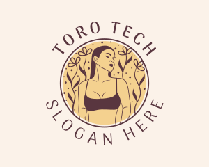 Flower Woman Lingerie logo design