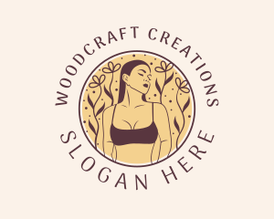 Flower Woman Lingerie logo design