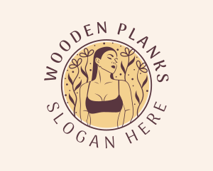 Flower Woman Lingerie logo design