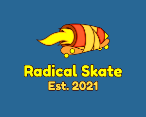 Skateboard - Skateboard Rocket Toy logo design