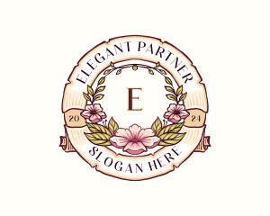 Elegant Floral Boutique logo design