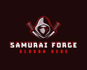 Samurai Ninja Gaming logo design