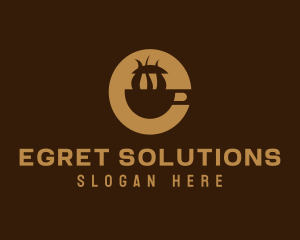 Brown Coffee Mug logo design