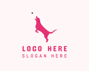 Dog - Pet Dog Ball logo design