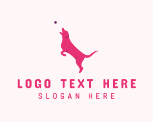 Pet Dog Ball Logo