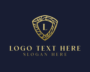 Lettermark - High End Monarch Shield logo design
