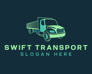 Transportation Truck Vehicle logo design