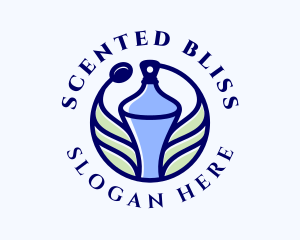 Fragrance - Blue Leaf Fragrance logo design