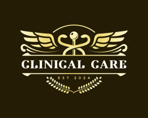 Caduceus Medical Hospital logo design