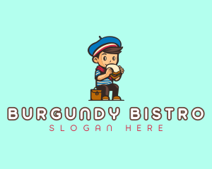 Sandwich Lunch Boy logo design