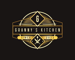 Luxury Kitchen Restaurantt logo design