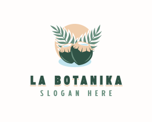 Healthy Organic Coconut  Logo