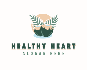 Healthy Organic Coconut  logo design