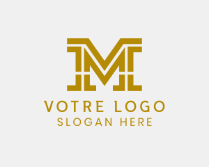 Legal Financial Letter M Logo
