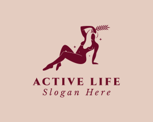 Nature Erotic Woman Logo