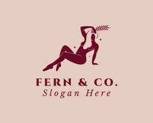 Fern - Nature Erotic Woman logo design