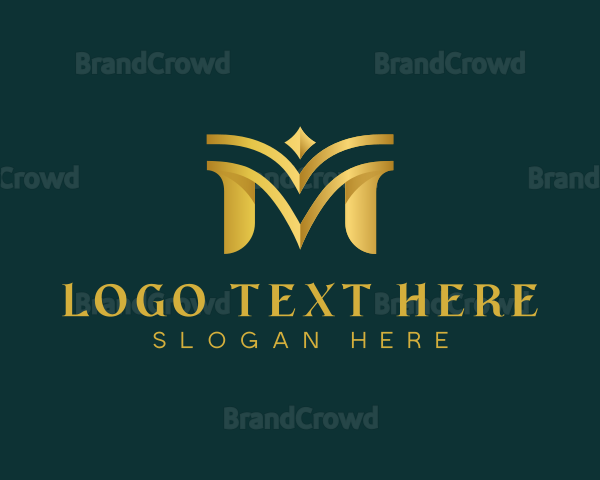 Luxury Elegant Letter M Logo