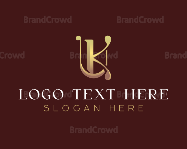 Elegant Luxury Letter K Logo