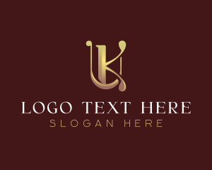 Premium - Elegant Luxury Letter K logo design