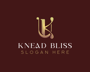 Elegant Luxury Letter K logo design