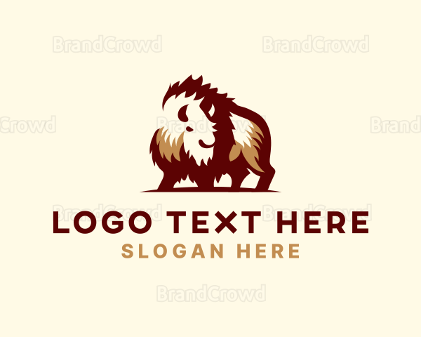Bull Horn Bison Logo
