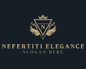 Luxurious Wreath Crown  logo design