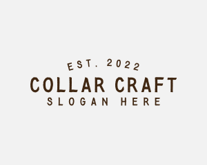 Simple Hipster Craft logo design