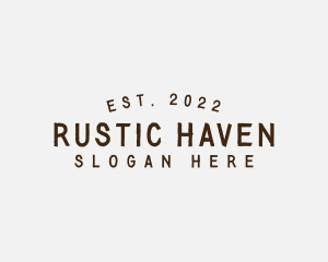 Simple Hipster Craft logo design