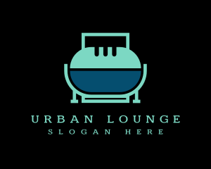 Lounge - Microphone Music Lounge logo design