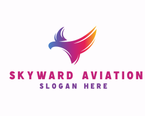 Eagle Flying Aviation logo design