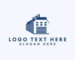 Supply Chain - Warehouse Storage Building logo design