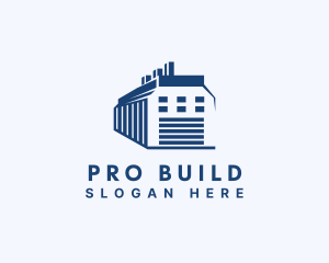 Warehouse Storage Building logo design