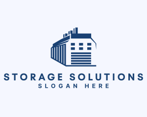 Warehousing - Warehouse Storage Building logo design