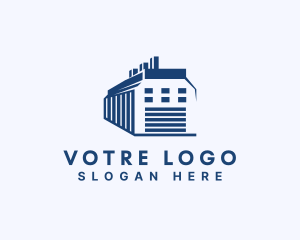 Distributors - Warehouse Storage Building logo design