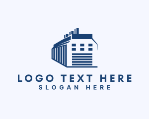 Stockroom - Warehouse Storage Building logo design