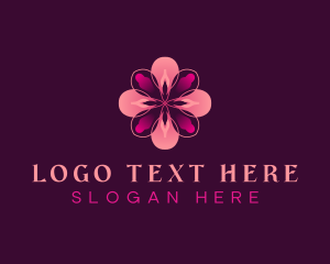 Spa - Flower Bloom Beauty logo design