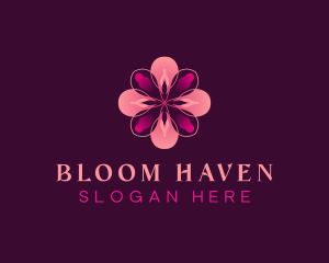 Flower Bloom Beauty logo design