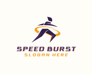 Sprinting - Athlete Marathon Runner logo design