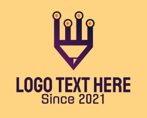 Learning - Digital Pencil Application logo design