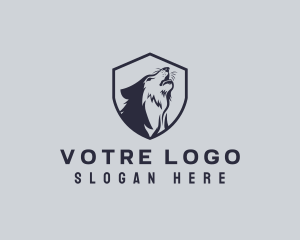 Gaming Wolf Shield Logo