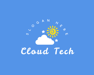 Cloud - Summer Cloud Sun logo design