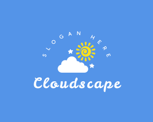 Summer Cloud Sun logo design